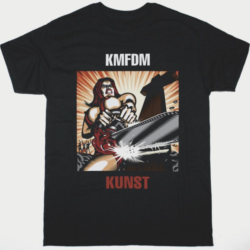 KMFDM KUNST NEW BLACK T SHIRT