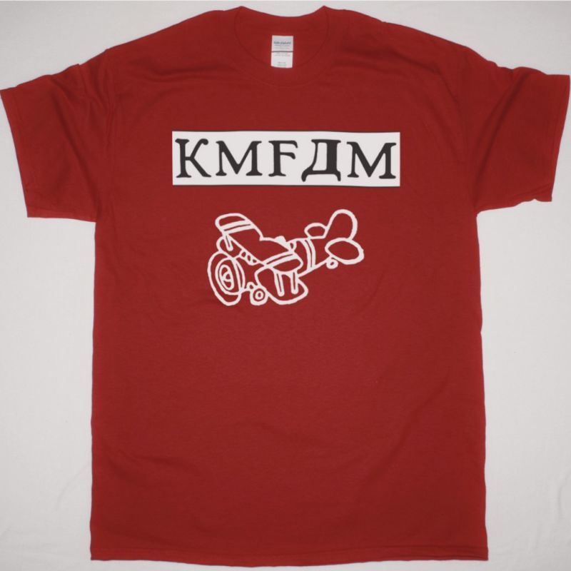 KMFDM KICKIN ASS NEW RED T SHIRT