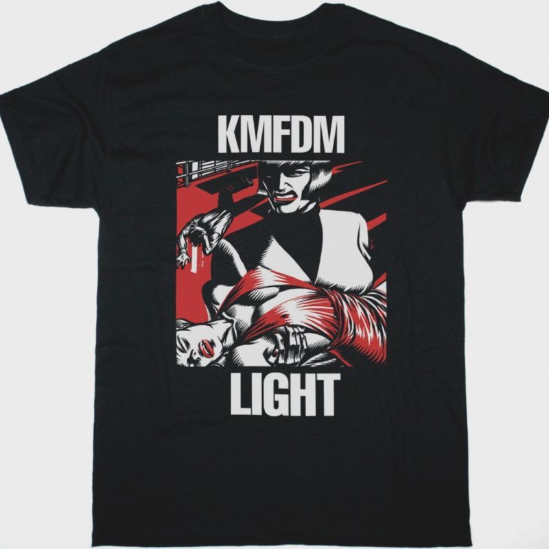 KMFDM LIGHT NEW BLACK T SHIRT