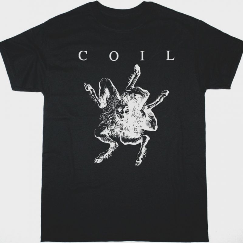 COIL CHAOSTROPHY NEW BLACK T-SHIRT