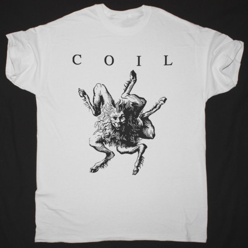 COIL CHAOSTROPHY NEW WHITE T-SHIRT