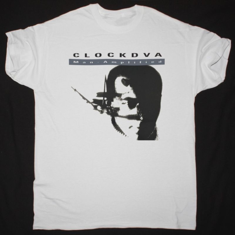 CLOCK DVA MAN-AMPLIFIED NEW WHITE T-SHIRT