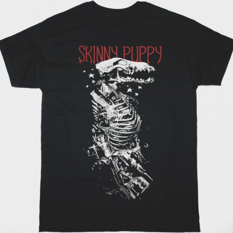 SKINNY PUPPY FINAL TOUR NEW BLACK T-SHIRT