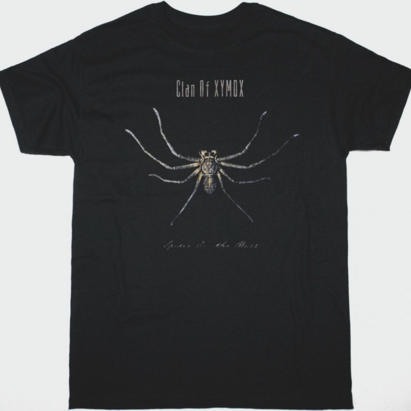 CLAN OF XYMOX SPIDER ON THE WALL NEW BLACK T SHIRT
