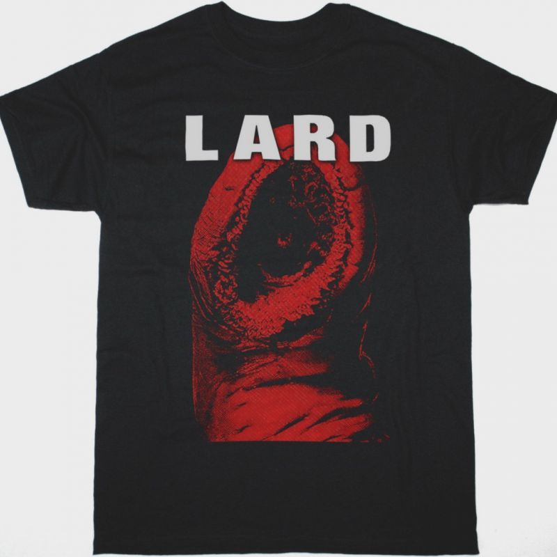 LARD THE POWER OF LARD NEW BLACK T-SHIRT
