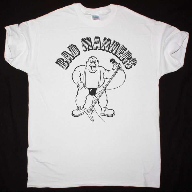 BAD MANNERS SKA'N'B WHITE NEW WHITE T-SHIRT