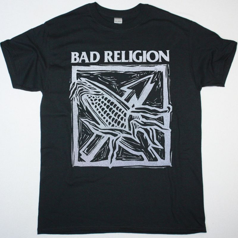 BAD RELIGION AGAINST THE GRAIN NEW BLACK T SHIRT