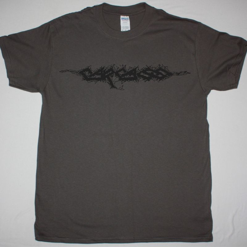 CARCASS LOGO NEW GREY T-SHIRT
