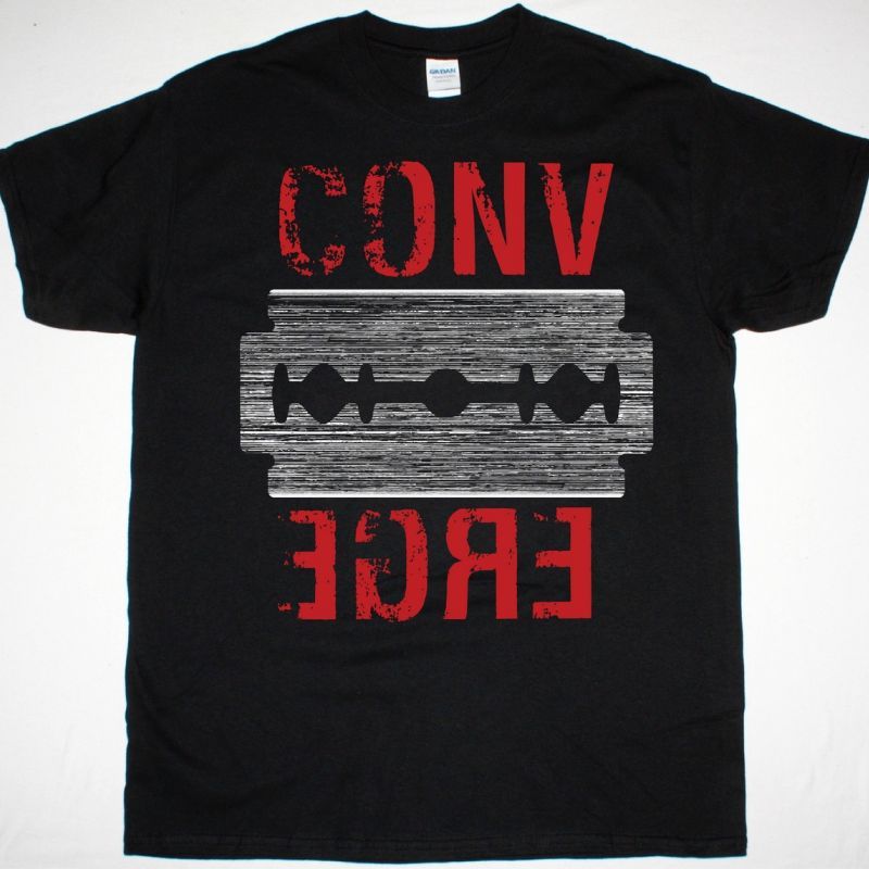 CONVERGE RAZOR BLADE NEW BLACK T SHIRT