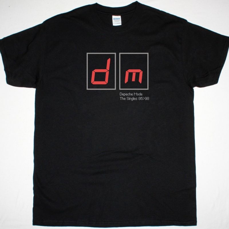DEPECHE MODE THE SINGLES 86-98 NEW BLACK T-SHIRT