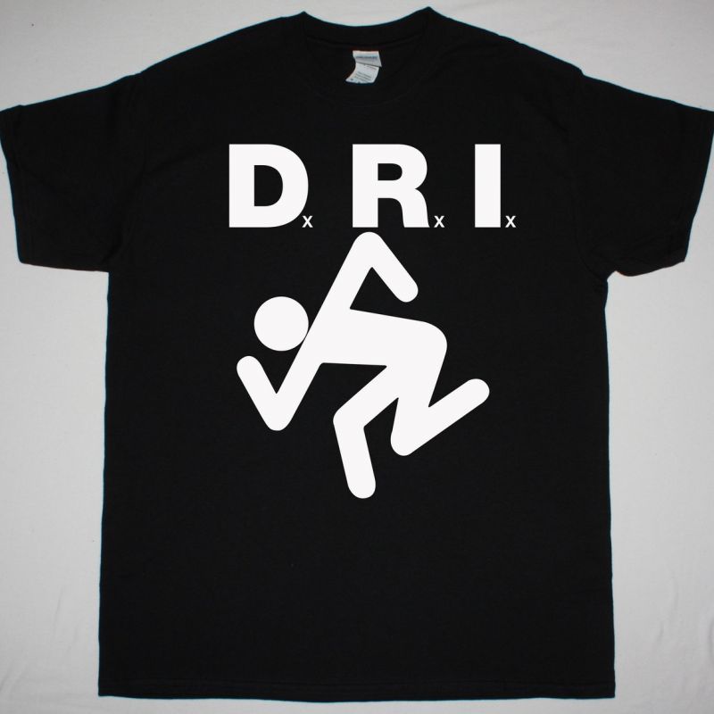 D.R.I. SKANKER NEW BLACK T SHIRT