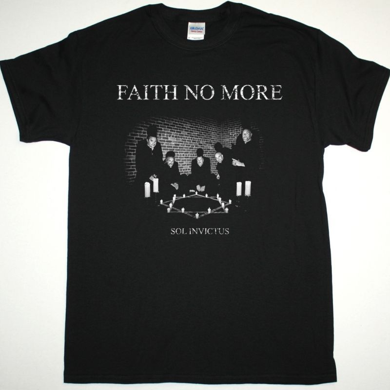 FAITH NO MORE BAND SOL INVICTUS NEW BLACK T-SHIRT