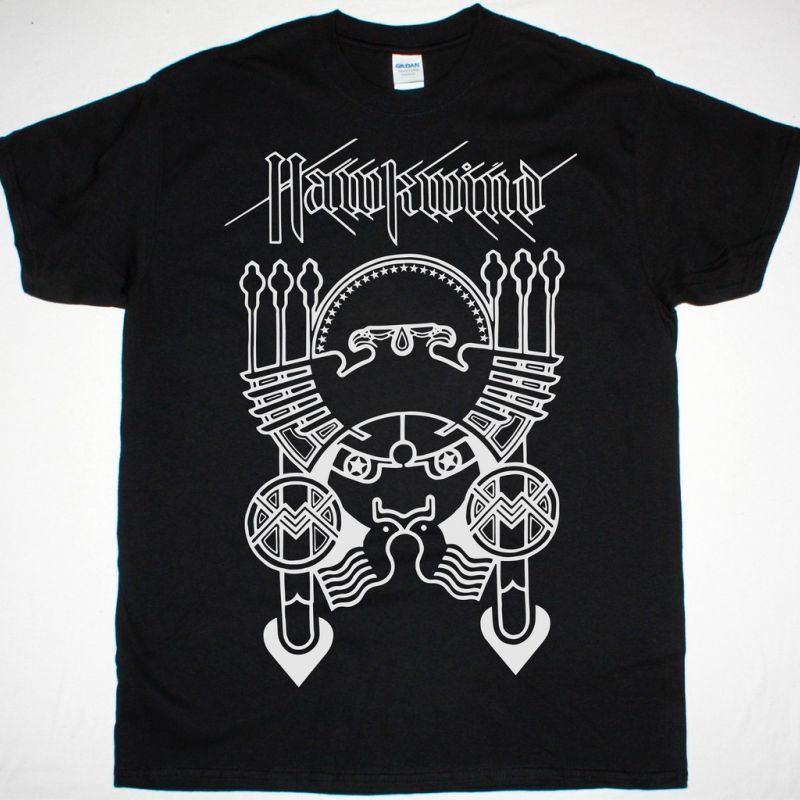 HAWKWIND SPACE ROCK NEW BLACK T-SHIRT
