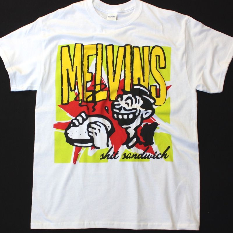 MELVINS SHIT SANDWICH NEW WHITE T SHIRT