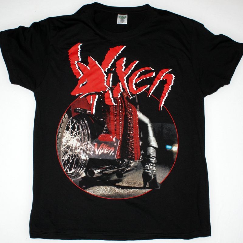 VIXEN EDGE OF BROKEN HEART NEW BLACK T SHIRT
