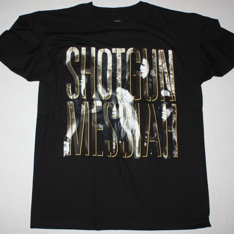 SHOTGUN MESSIAH SHOTGUN MESSIAH 1989 NEW BLACK T-SHIRT