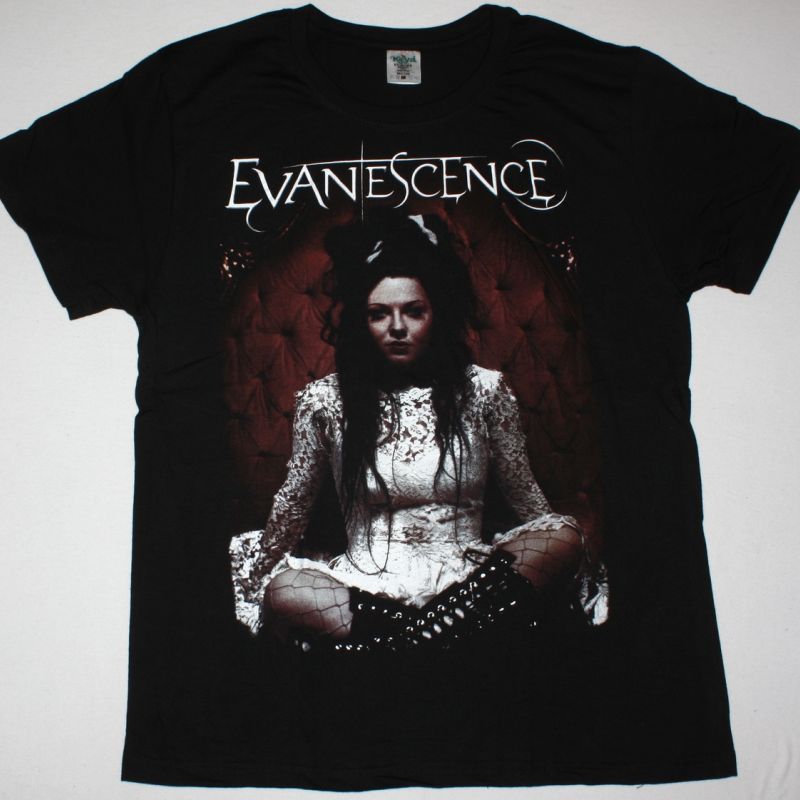 EVANESCENCE LOTUS NEW BLACK T-SHIRT