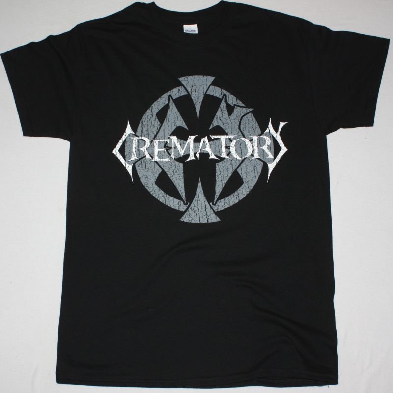 CREMATORY MONUMENT LOGO NEW BLACK T SHIRT