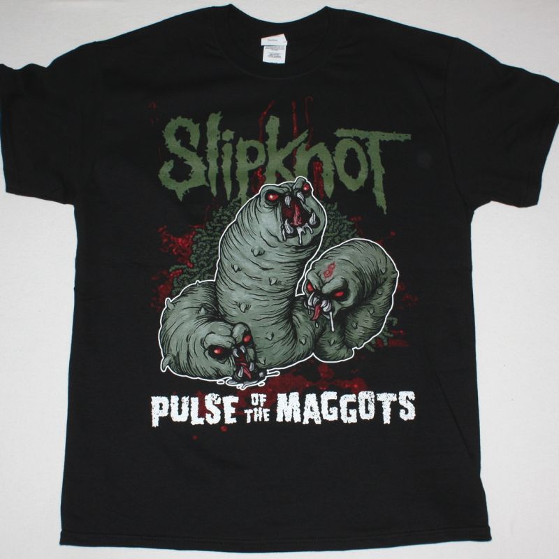 SLIPKNOT PULSE OF THE MAGGOTS NEW BLACK T-SHIRT