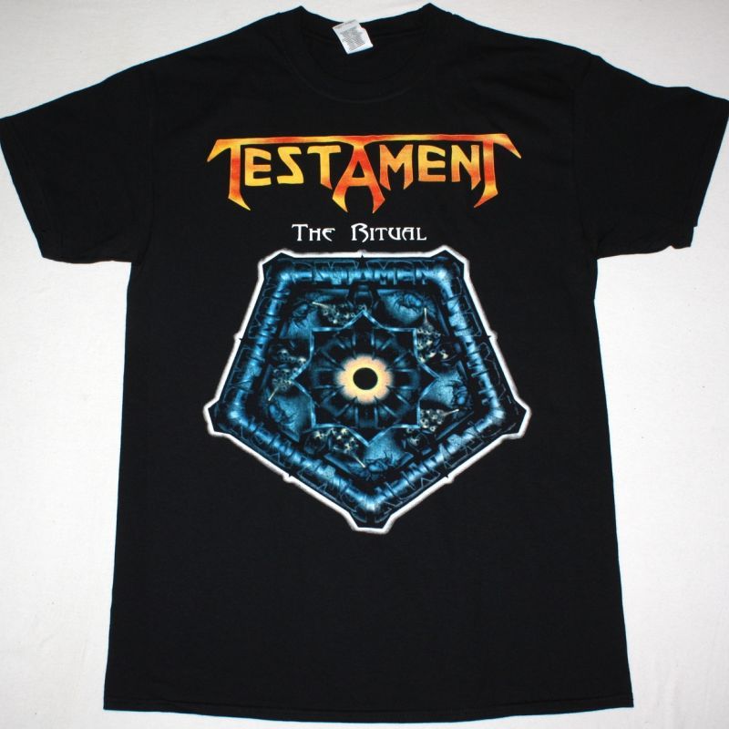 TESTAMENT THE RITUAL NEW BLACK T-SHIRT