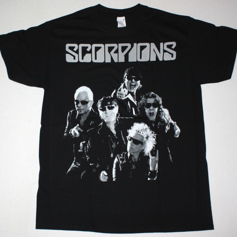 SCORPIONS BAND NEW BLACK T-SHIRT