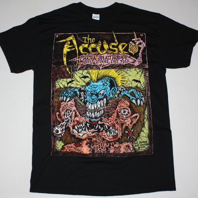 THE ACCUSED MARTHA SPLATTERHEAD'S MADDEST STORIES EVER TOLD NEW BLACK T SHIRT