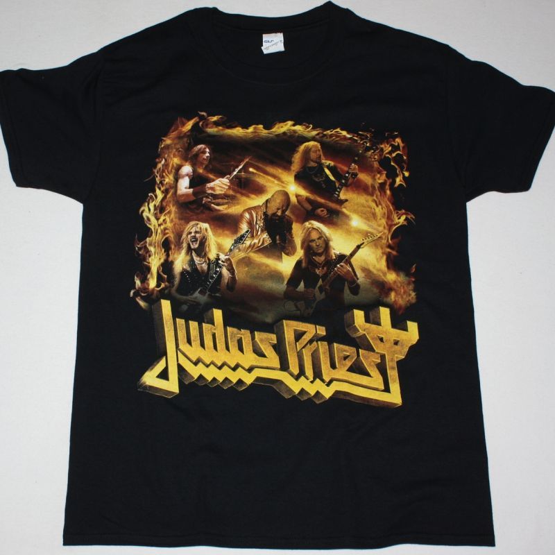 JUDAS PRIEST TOUR 2018 NEW BLACK T-SHIRT
