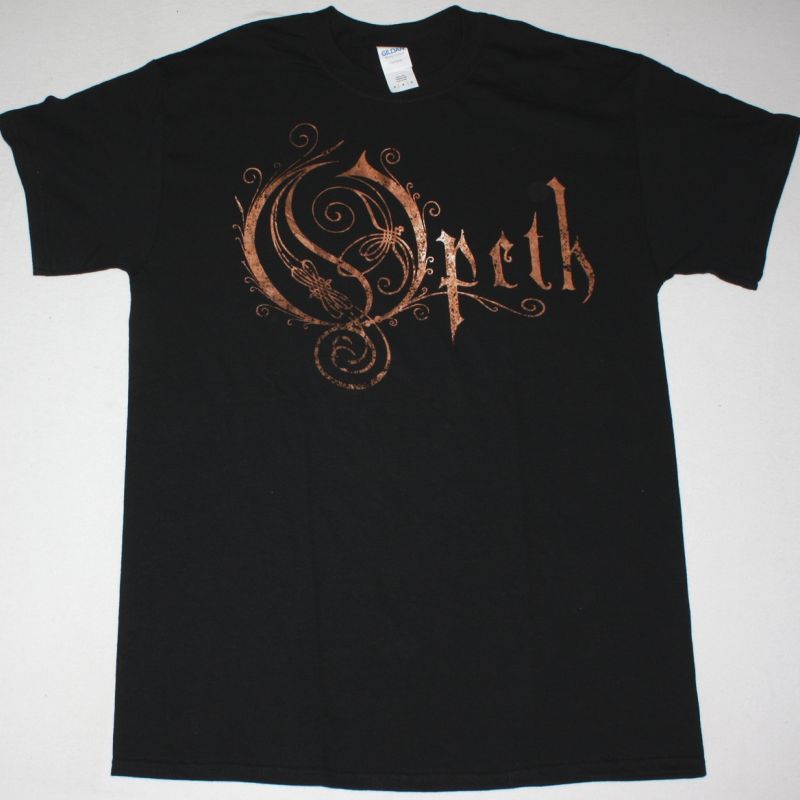 OPETH LOGO NEW BLACK T-SHIRT
