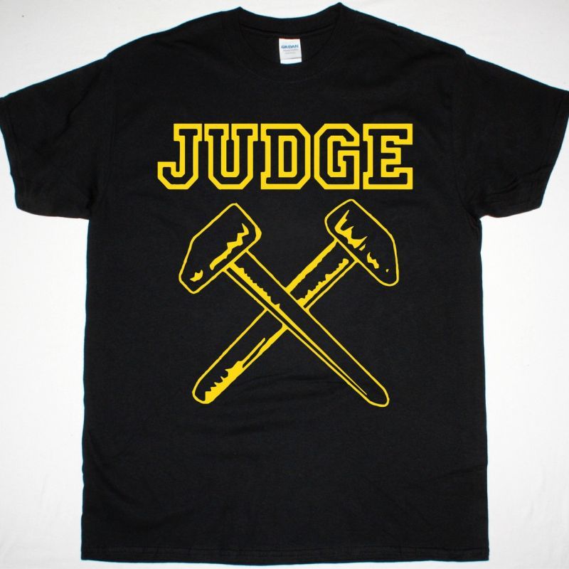 JUDGE HAMMERS NEW BLACK T SHIRT