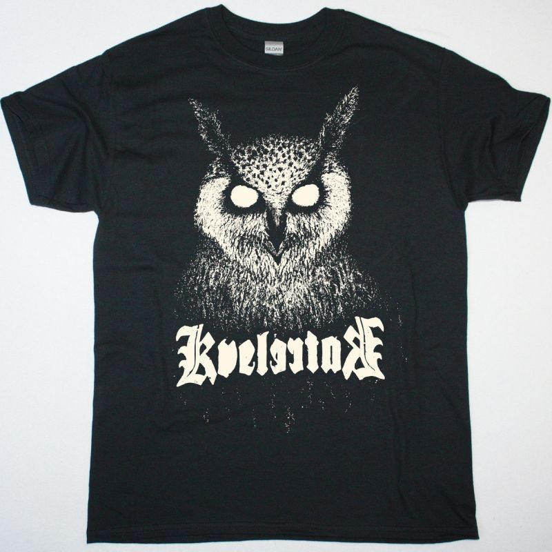 KVELERTAK OWL NEW BLACK T-SHIRT