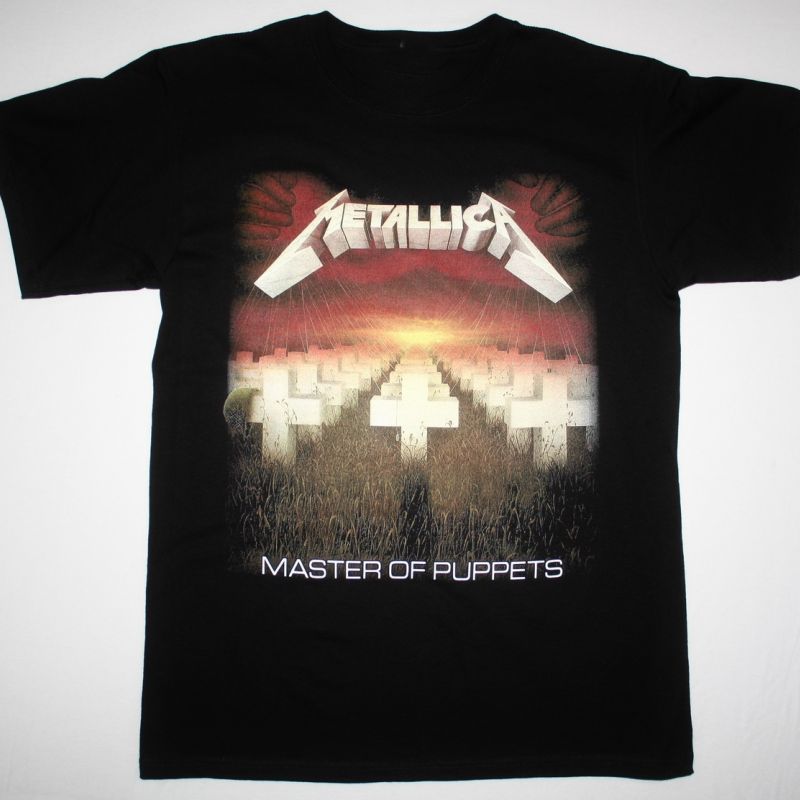 METALLICA MASTER OF PUPPETS'86 NEW BLACK T-SHIRT
