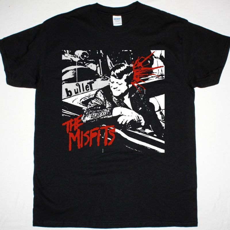 MISFITS BULLET NEW BLACK T SHIRT