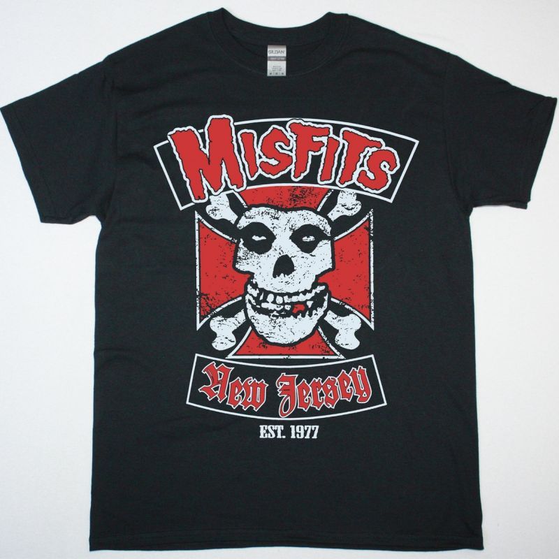 MISFITS EST.1977 NEW BLACK T SHIRT