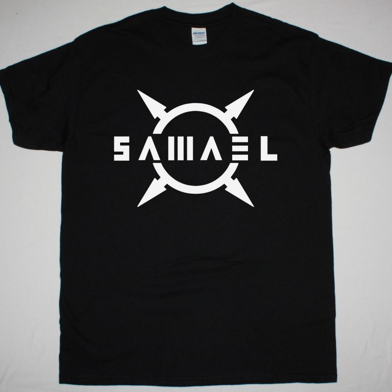 SAMAEL LOGO NEW BLACK T-SHIRT