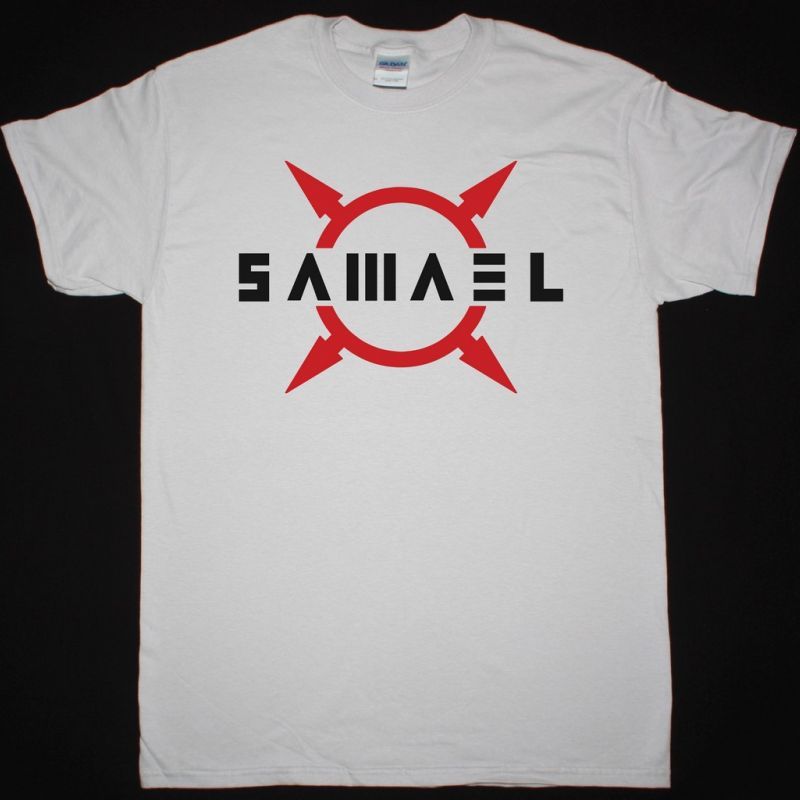 SAMAEL LOGO NEW ICE GREY T-SHIRT