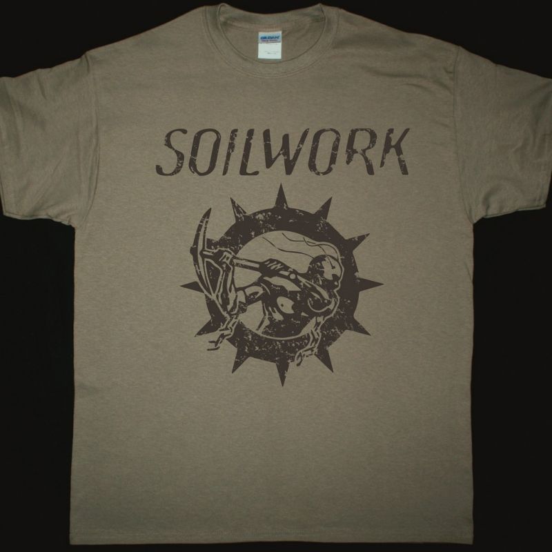 SOILWORK LOGO NEW KAKHI T-SHIRT