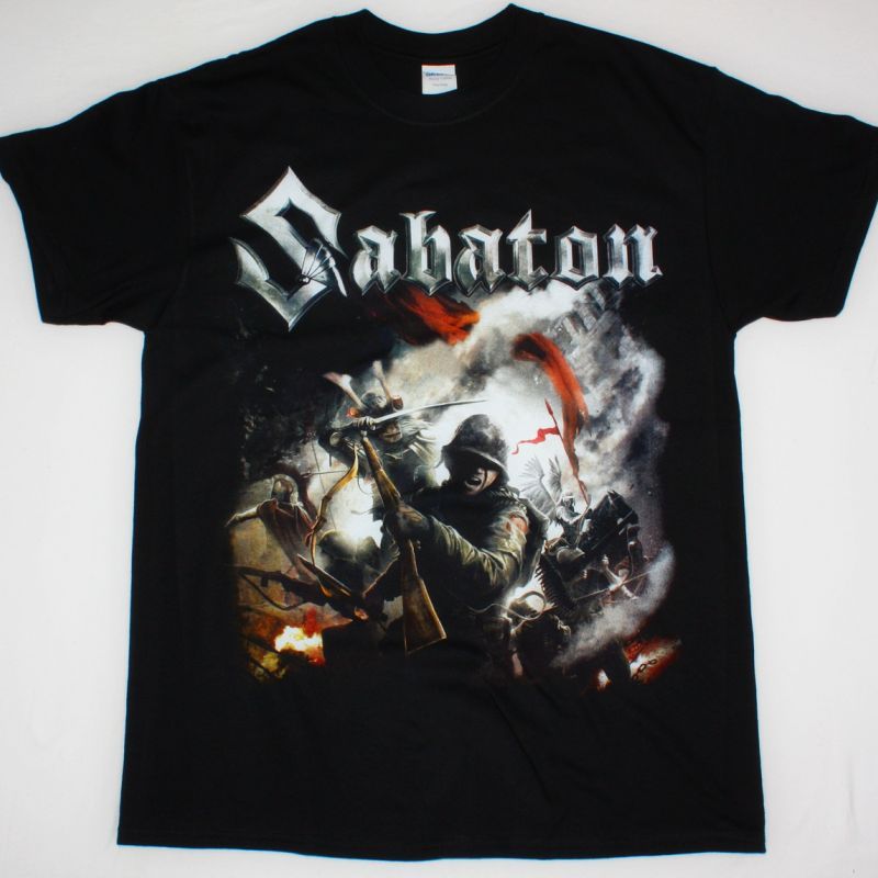 SABATON THE LAST STAND NEW BLACK T-SHIRT