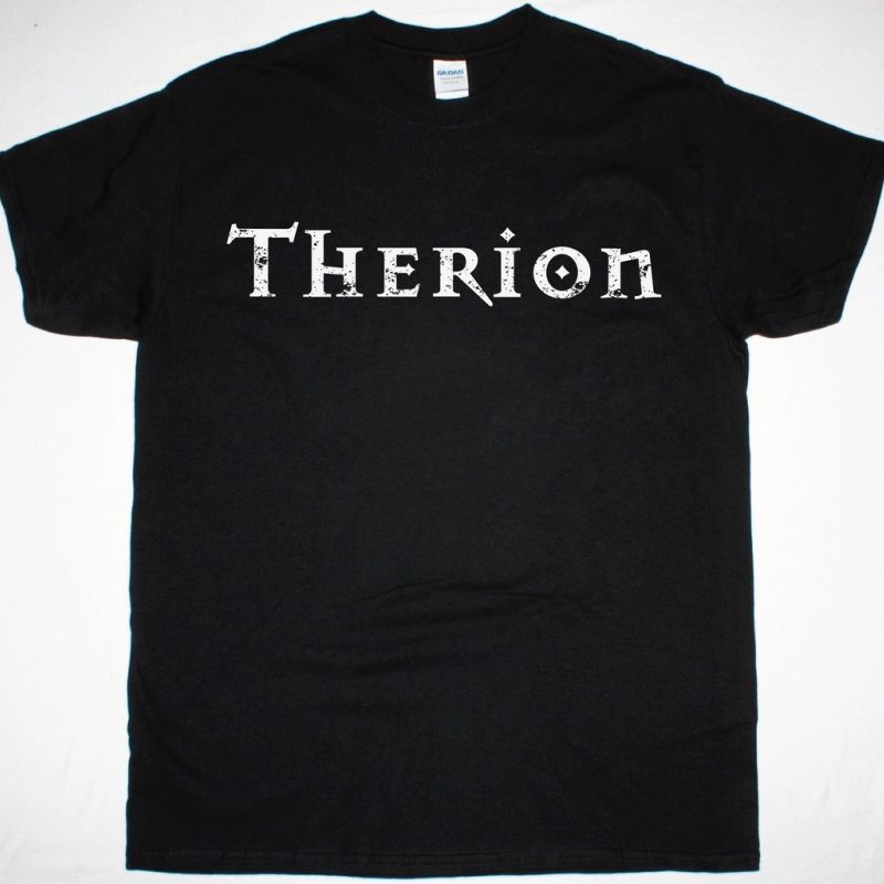 THERION LOGO NEW BLACK T-SHIRT