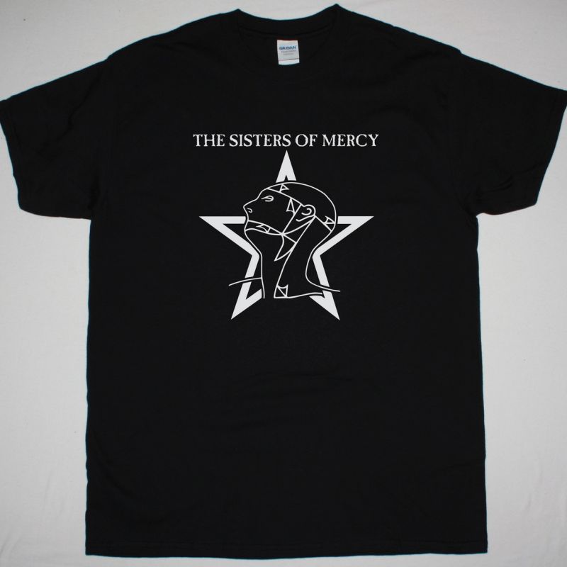 THE SISTERS OF MERCY LOGO NEW BLACK T-SHIRT