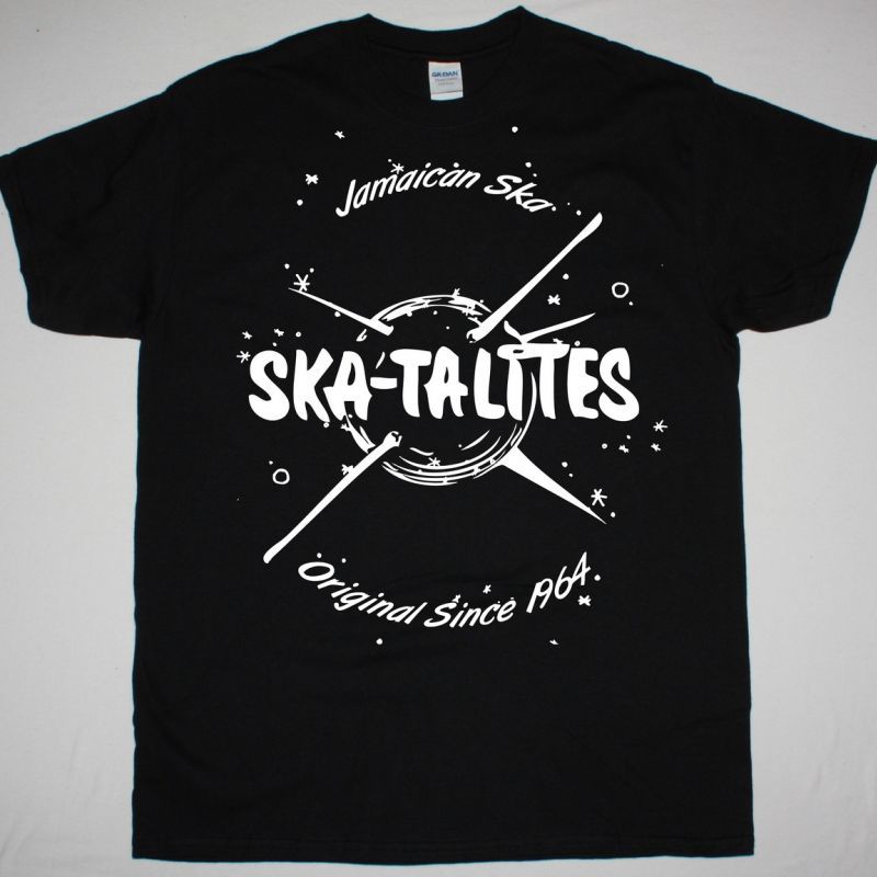 THE SKATALITES SKA STARS NEW BLACK T-SHIRT