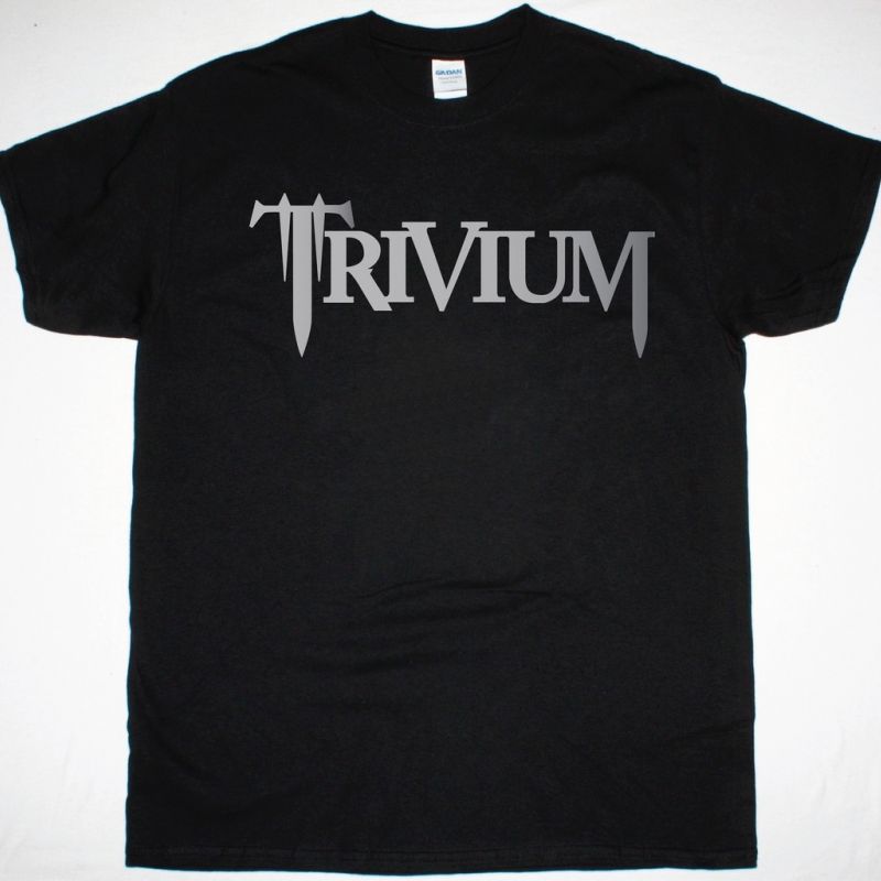 TRIVIUM LOGO NEW BLACK T-SHIRT