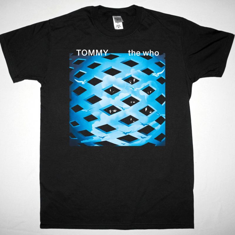 THE WHO TOMMY 1969 NEW BLACK T SHIRT