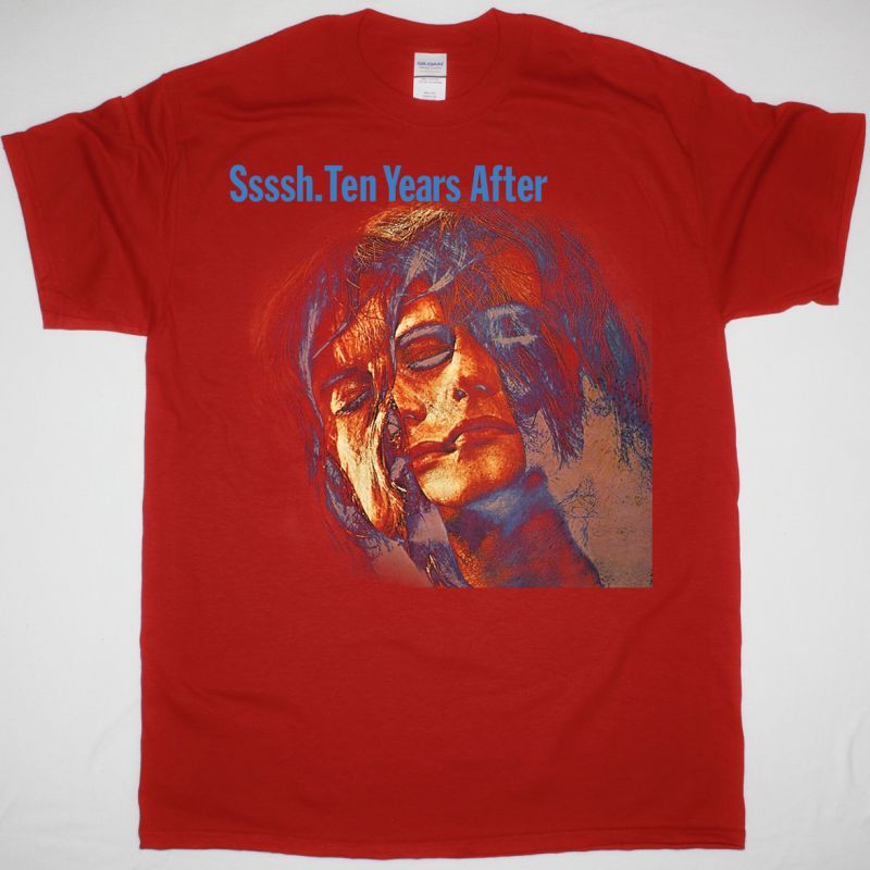 TEN YEARS AFTER SSSSH 1969 NEW RED T SHIRT
