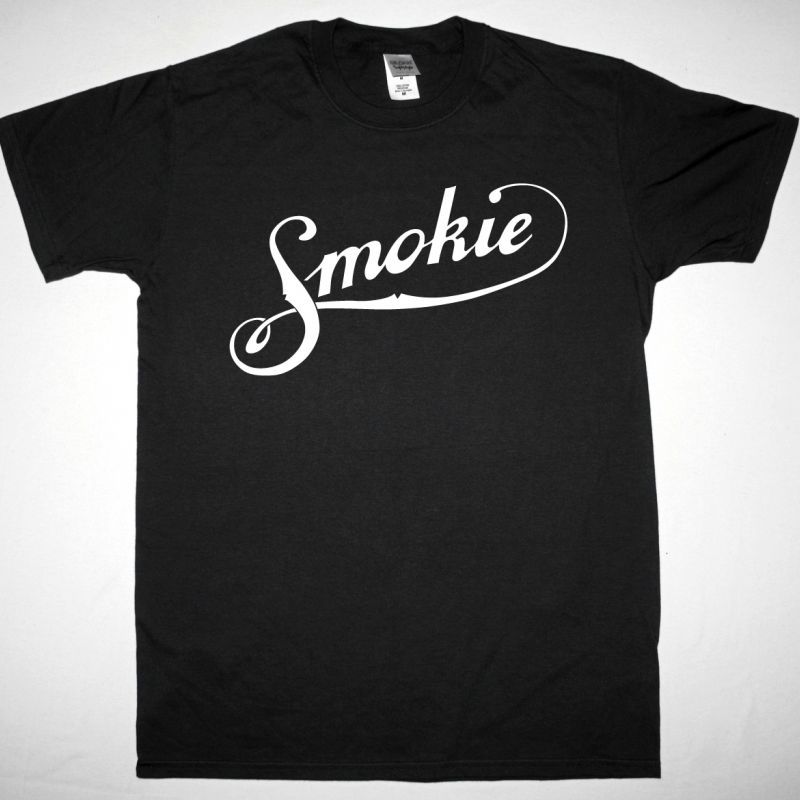 SMOKIE LOGO NEW BLACK T-SHIRT