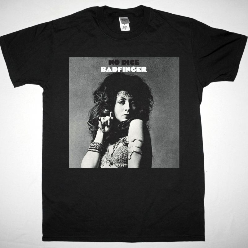 BADFINGER NO DICE 1970 NEW BLACK T-SHIRT