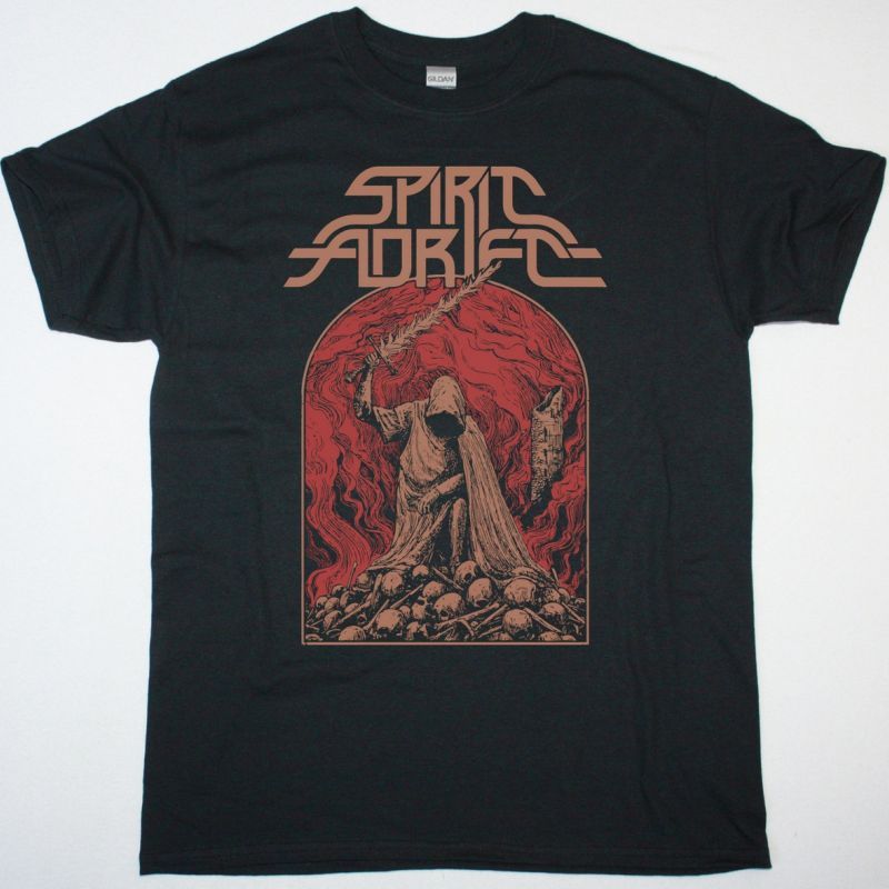 SPIRIT ADRIFT KNIGHT NEW BLACK T-SHIRT