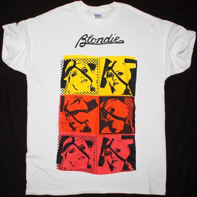 BLONDIE EAT TO THE BEAT NEW WHITE T-SHIRT