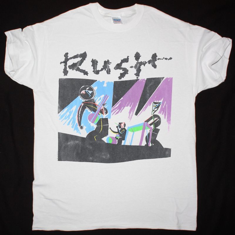 RUSH SHOW OF HANDS TOUR NEW WHITE T-SHIRT