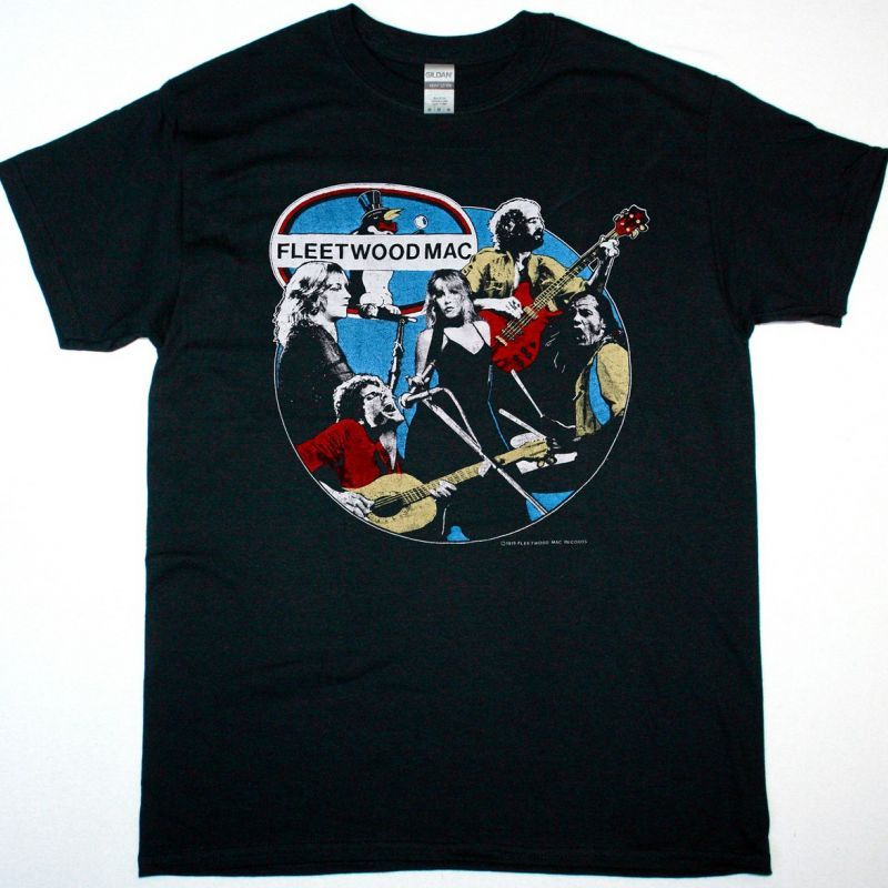 FLEETWOOD MAC TUSK TOUR NEW BLACK T-SHIRT