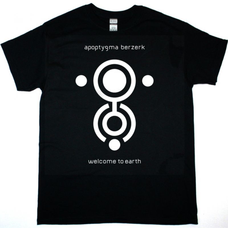APOPTYGMA BERZERK WELCOME TO EARTH NEW BLACK T-SHIRT